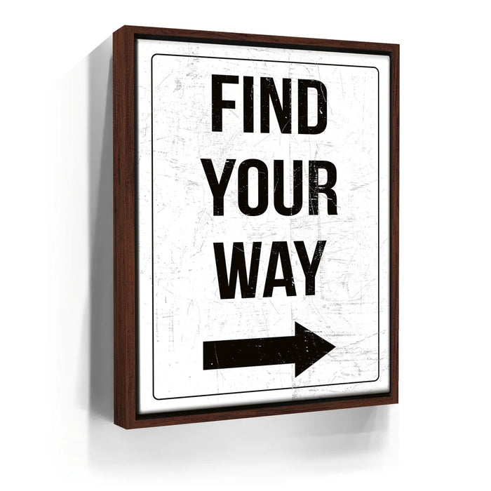 Featured image 10 for Find Your Way Sign - White