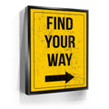 Featured image 5 for Find Your Way Sign - Yellow