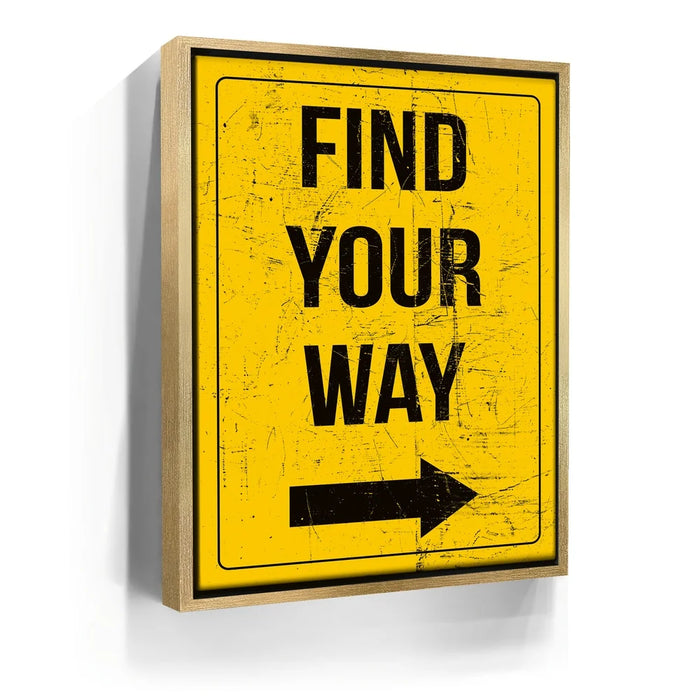 Featured image 7 for Find Your Way Sign - Yellow