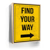 Featured image 9 for Find Your Way Sign - Yellow