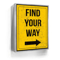 Featured image 8 for Find Your Way Sign - Yellow