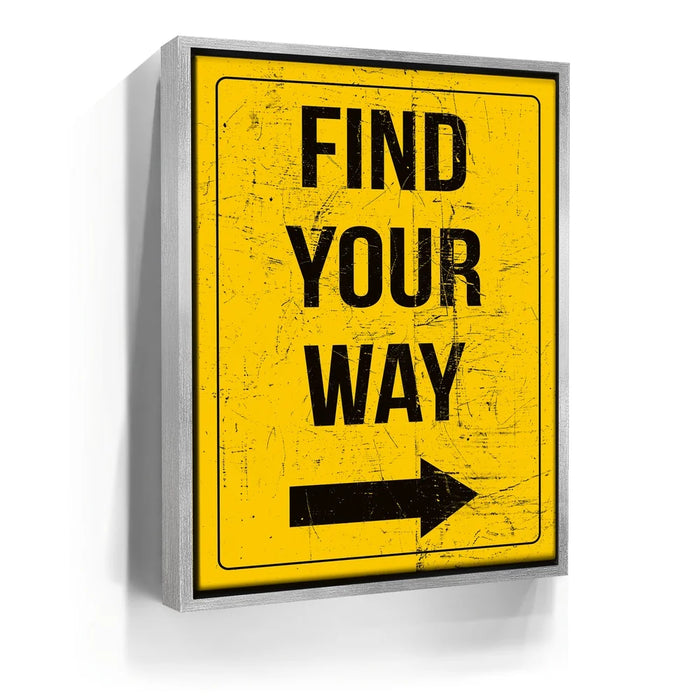 Featured image 8 for Find Your Way Sign - Yellow