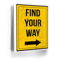 Featured image 6 for Find Your Way Sign - Yellow
