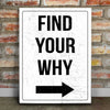 Featured image 1 for Find Your Why - Street Sign I