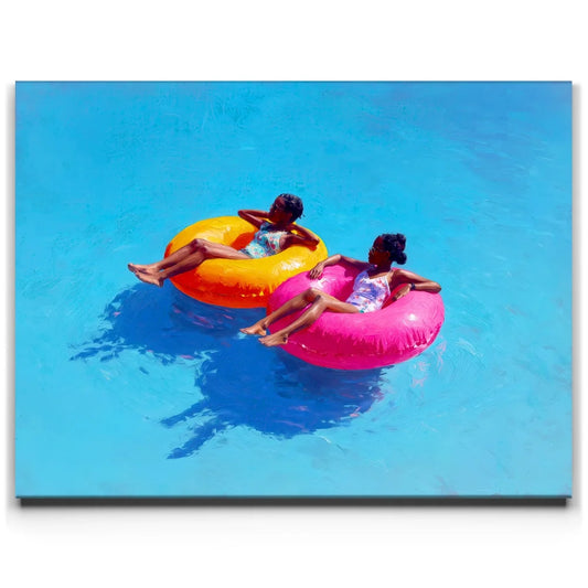 Float Goals Posters, Prints, & Visual Artwork TheGoatWallArt LANDSCAPE 24x18 0.75" STANDARD