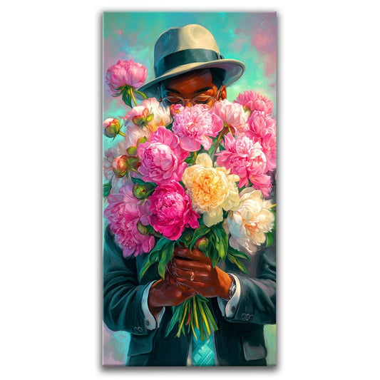 Floral Intentions Posters, Prints, & Visual Artwork TheGoatWallArt PORTRAIT - TALL 15x30 0.75" STANDARD