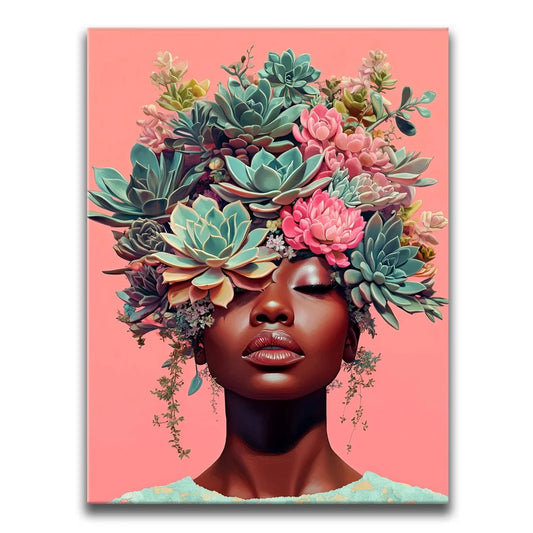 Flourish And Bloom Posters, Prints, & Visual Artwork TheGoatWallArt PORTRAIT 18x24 0.75" STANDARD