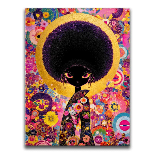 Flower Child Posters, Prints, & Visual Artwork TheGoatWallArt PORTRAIT 18x24 0.75" STANDARD