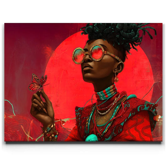 Flutter & Flame Posters, Prints, & Visual Artwork TheGoatWallArt LANDSCAPE 24x18 0.75" STANDARD