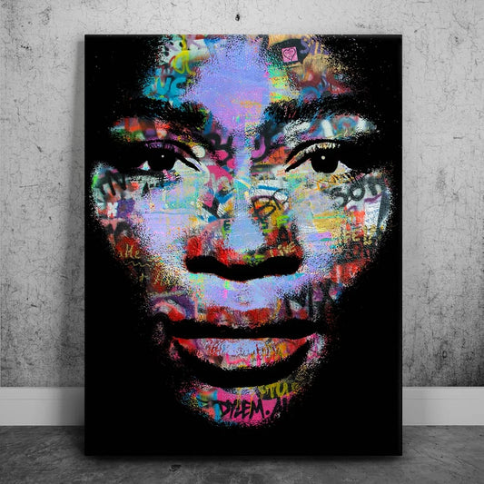 Focused - Serena Graffiti Posters, Prints, & Visual Artwork TheGoatWallArt PORTRAIT 18x24 0.75" STANDARD