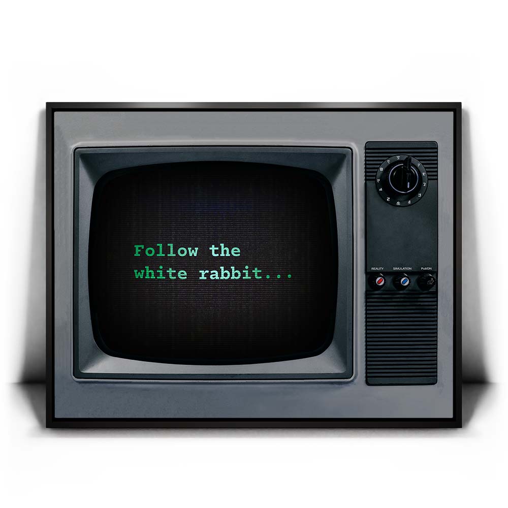 Follow The White Rabbit – TheGOATWallArt