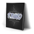 Thumbnail image 2 for Forward - Dark - Calligraphy II