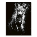 Featured image 1 for Fox - Watercolor - Black and White