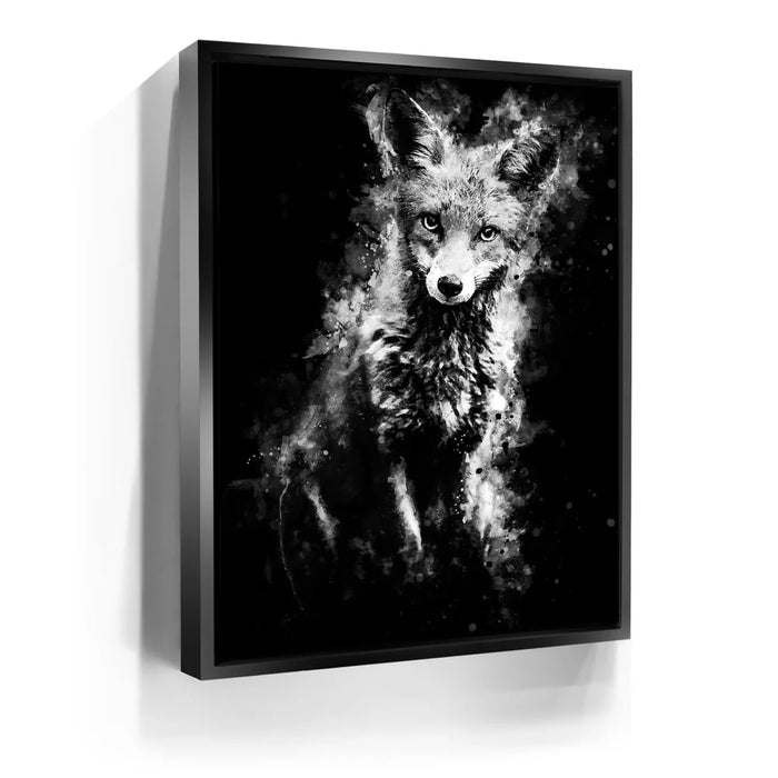 Featured image 5 for Fox - Watercolor - Black and White