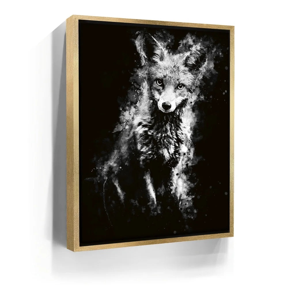 Featured image 7 for Fox - Watercolor - Black and White