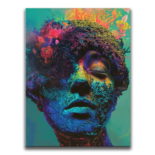Fractured Beauty Posters, Prints, & Visual Artwork TheGoatWallArt PORTRAIT 18x24 0.75" STANDARD