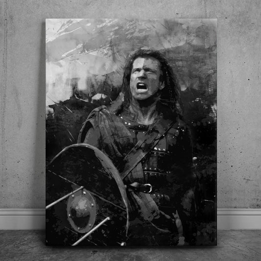 Freeedomm! - Black & White Posters, Prints, & Visual Artwork TheGoatWallArt PORTRAIT 18x24 0.75" STANDARD