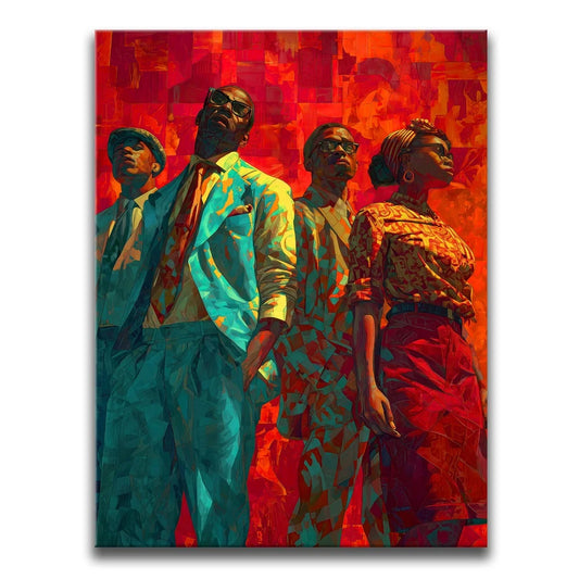 Frequencies Of A People Posters, Prints, & Visual Artwork TheGoatWallArt PORTRAIT 18x24 0.75" STANDARD