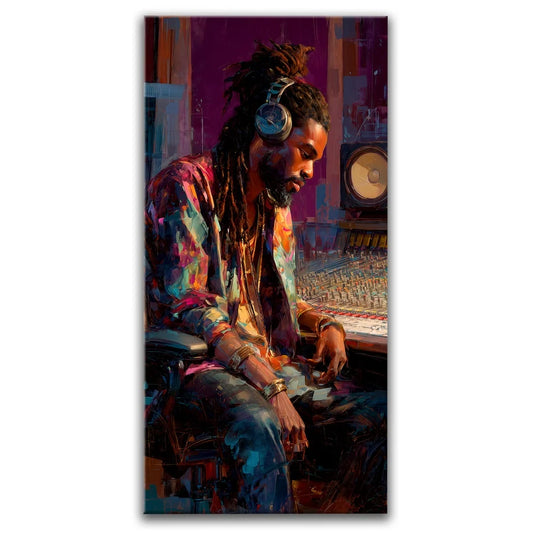 Frequency Of Thought Posters, Prints, & Visual Artwork TheGoatWallArt PORTRAIT - TALL 15x30 0.75" STANDARD