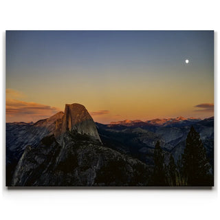 Full moon at Half Dome Yosemite National Park