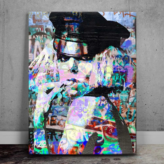 Gaga Graffiti Canvas Set Posters, Prints, & Visual Artwork TheGoatWallArt PORTRAIT 18x24 0.75" STANDARD