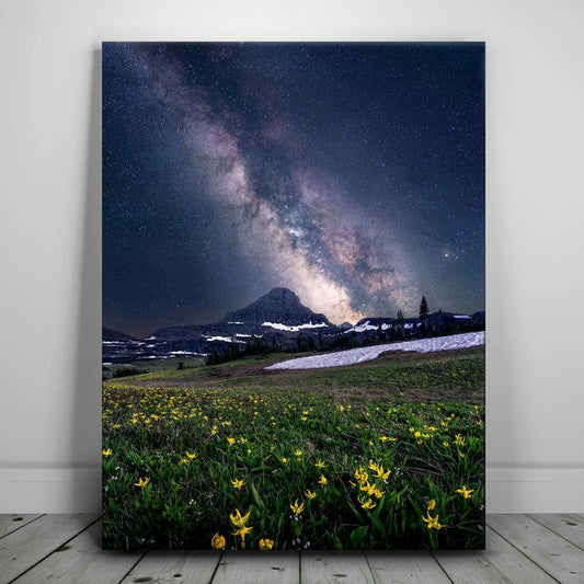 Galactic Alpenglow Posters, Prints, & Visual Artwork TheGoatWallArt PORTRAIT 18x24 0.75" STANDARD