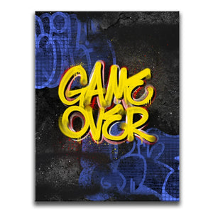 Game Over - Graffiti - Defender Style