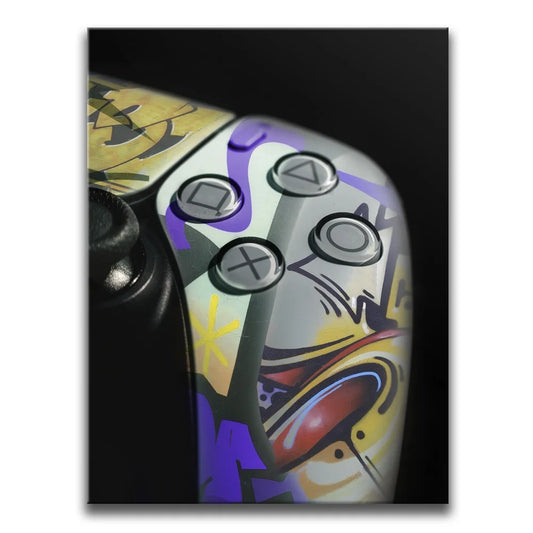 Gamepad - Graffiti Posters, Prints, & Visual Artwork TheGoatWallArt PORTRAIT 18x24 0.75" STANDARD