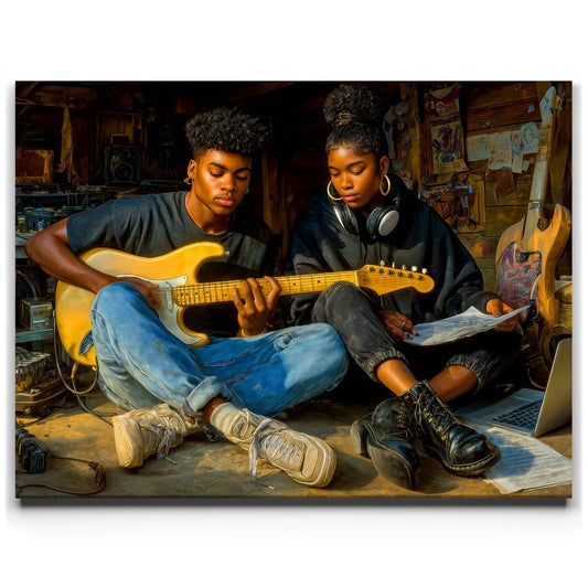 Garage Sessions Posters, Prints, & Visual Artwork TheGoatWallArt LANDSCAPE 24x18 0.75" STANDARD