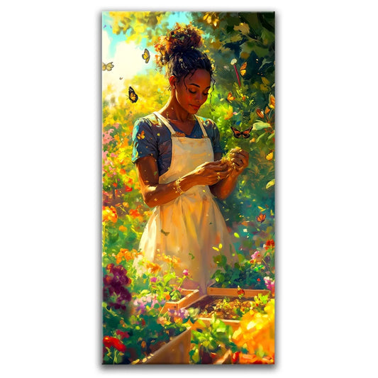 Garden’s Whisper Posters, Prints, & Visual Artwork TheGoatWallArt PORTRAIT - TALL 15x30 0.75" STANDARD