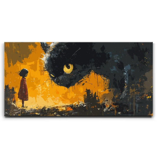 Gaze Of The Guardian Posters, Prints, & Visual Artwork TheGoatWallArt LANDSCAPE - WIDE 30x15 0.75" STANDARD