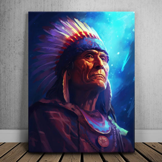 Geronimo Posters, Prints, & Visual Artwork TheGoatWallArt PORTRAIT 18x24 0.75" STANDARD
