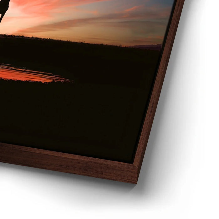 Featured image 14 for Giraffe Sunset Reflections Tanzania