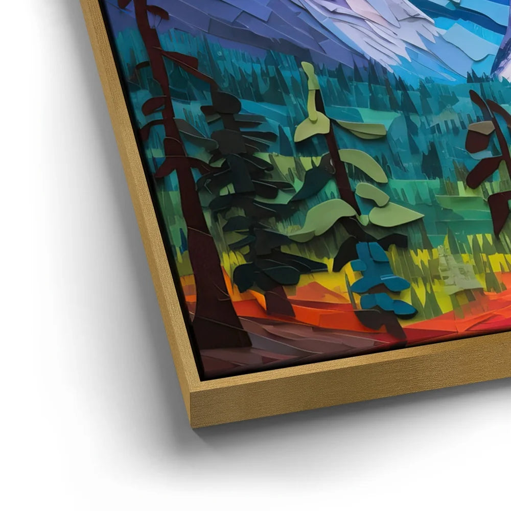 Featured image 12 for Glacier Point, Yosemite - Paper Design Style