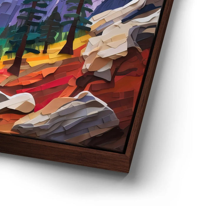 Featured image 14 for Glacier Point, Yosemite - Paper Design Style