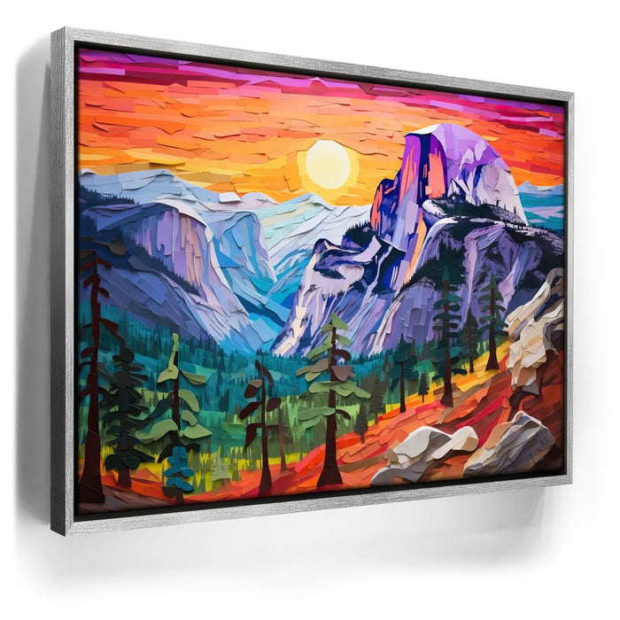 Featured image 8 for Glacier Point, Yosemite - Paper Design Style