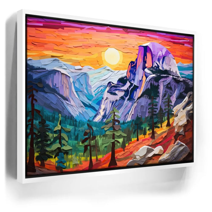 Featured image 6 for Glacier Point, Yosemite - Paper Design Style