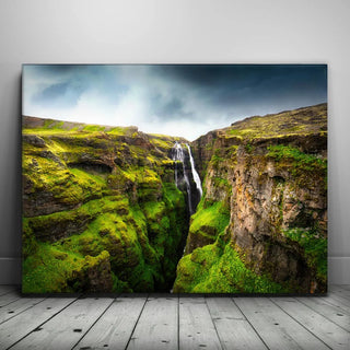 Glymur Waterfall Green Canyon - Iceland