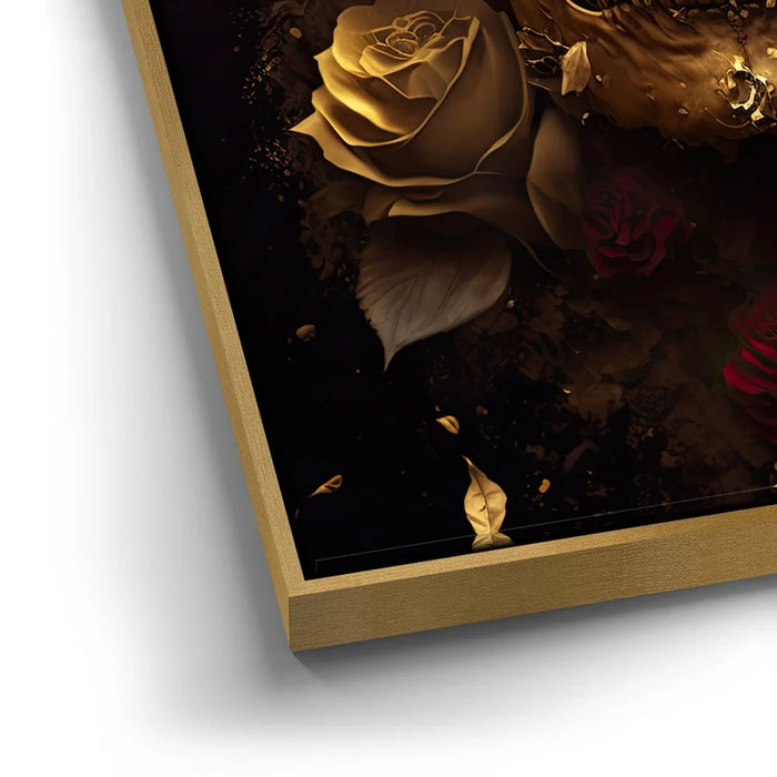 Featured image 12 for Gold Skull Red Roses