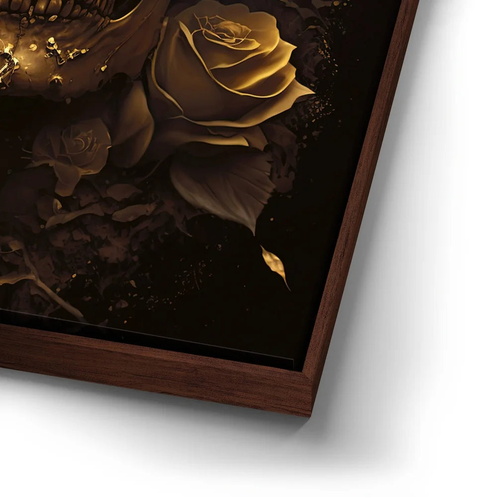 Featured image 14 for Gold Skull Red Roses