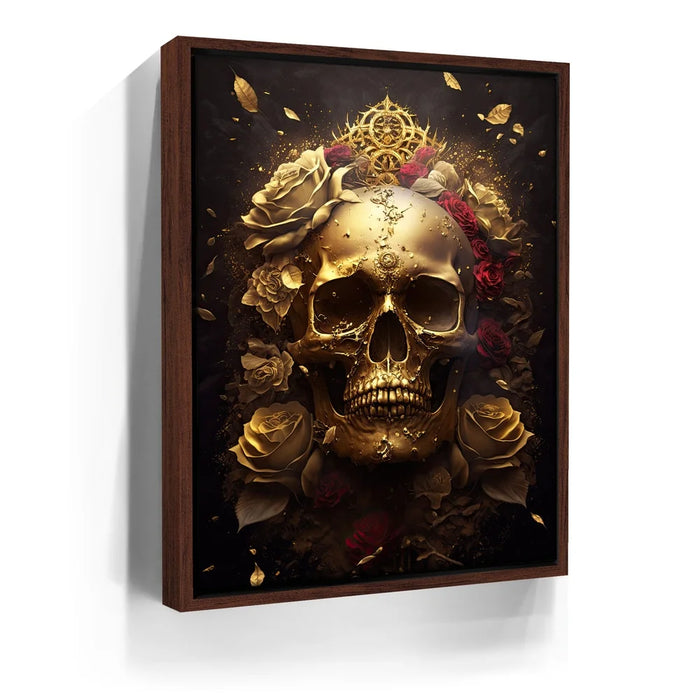 Featured image 10 for Gold Skull Red Roses
