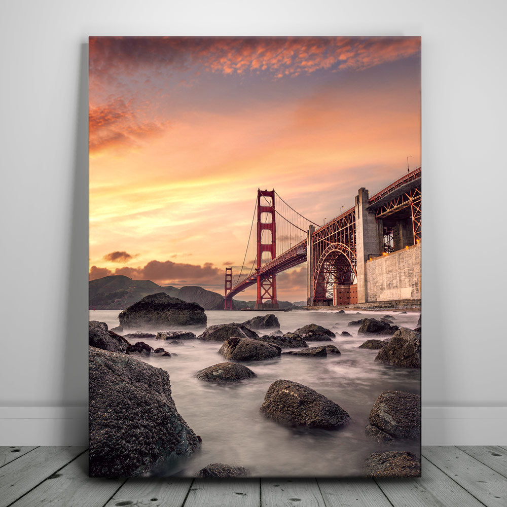 Golden Hour at Golden Gate Bridge, CA