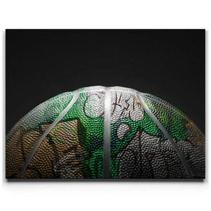 Graffiti Basketball - Celtics Colors