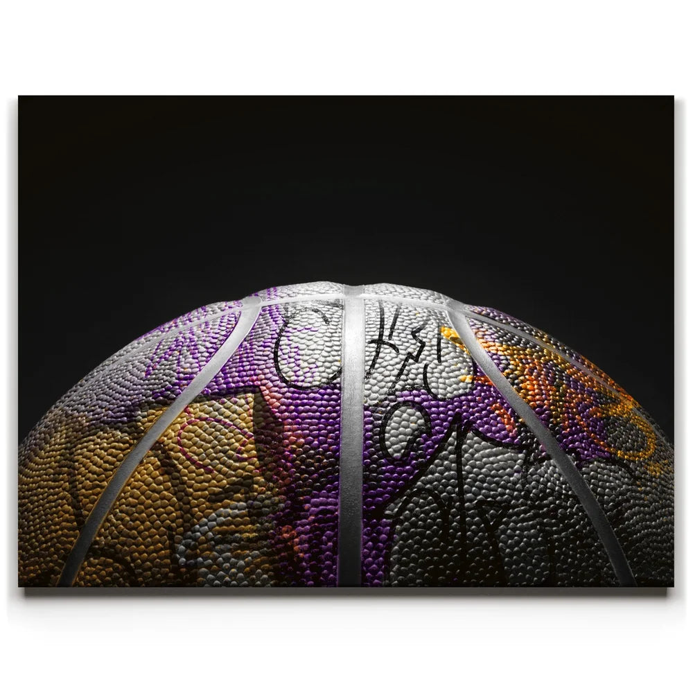 Featured image 1 for Graffiti Basketball - Lakers Colors