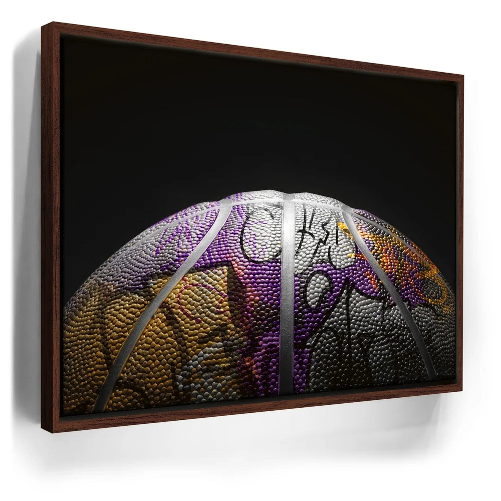 Featured image 10 for Graffiti Basketball - Lakers Colors