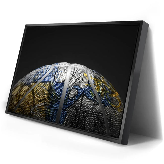 Featured image 2 for Graffiti Basketball - Warriors Colors
