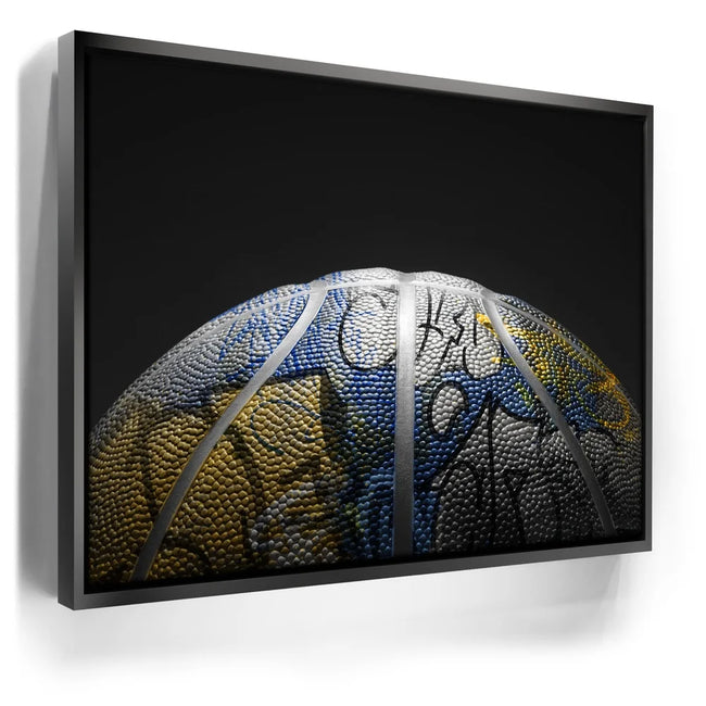 Featured image 5 for Graffiti Basketball - Warriors Colors