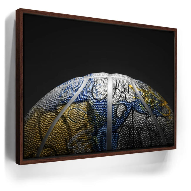 Featured image 10 for Graffiti Basketball - Warriors Colors