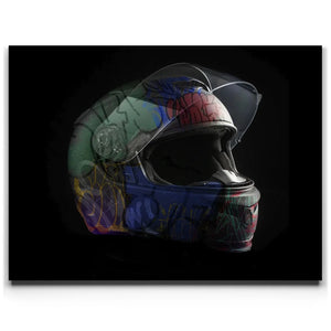 Graffiti Biker Helmet 2