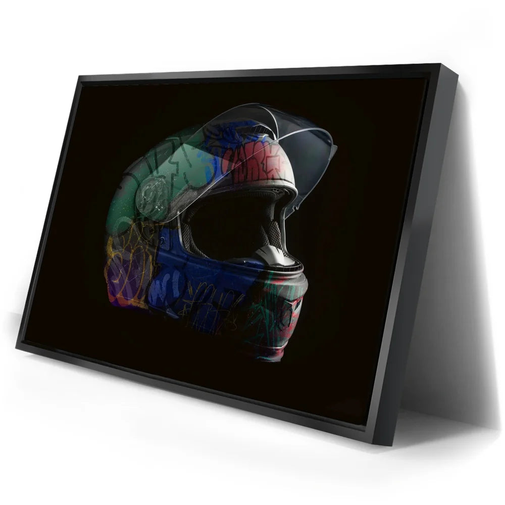 Featured image 2 for Graffiti Biker Helmet 2